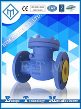 ETM DIN SWING CHECK VALVE